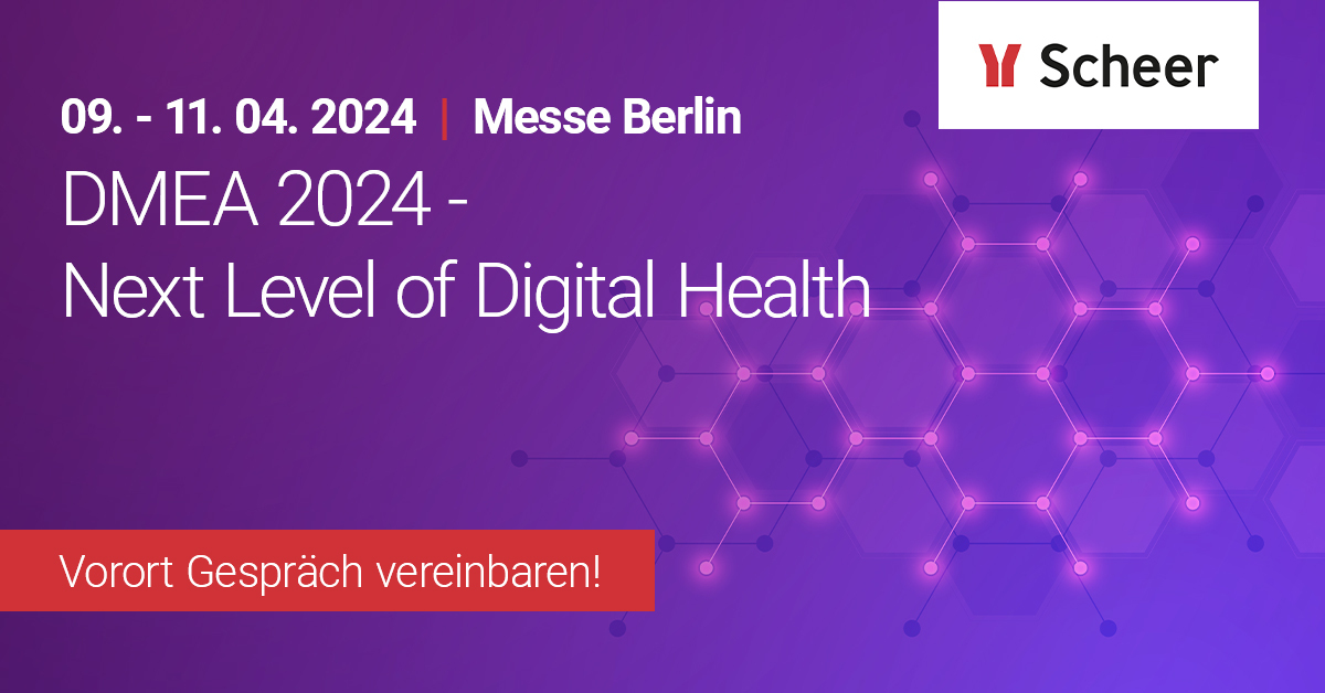 DMEA 2024 - Next Level of Digital Health | Scheer GmbH